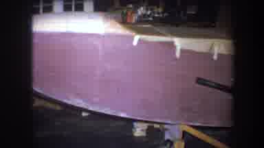Volmer Yucaipa California USA (1964): Boat With Lots Of Wood And A Few Patches To