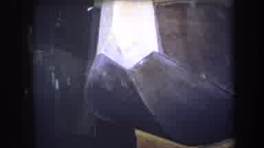 Volmer Yucaipa California USA (1964): View Of Black White Yellow Metal Sculpture