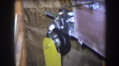 Volmer Yucaipa California USA (1964): Equipment Room Pulley Cable Black Wheel