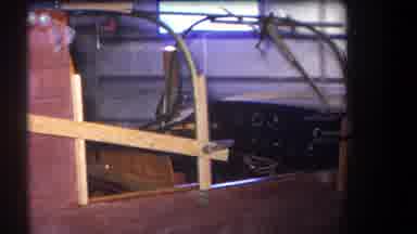 Volmer Yucaipa California USA (1964): Unfinished Old Wooden Boat In Garage