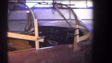Volmer Yucaipa California USA (1964): Close Up Shot Of A Boat And Then Another