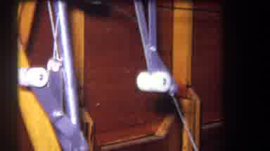 Volmer Yucaipa California USA (1964): Old Footage Of Industrial Wood And Metal