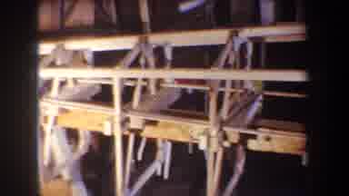 Volmer Yucaipa California USA (1965): View Of Wooden Boat Frame Inside Of A