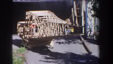 Volmer Yucaipa California USA (1965): The Skeleton Of A Home-Built Airplane Sits