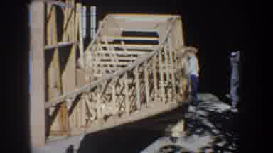 Volmer Yucaipa California USA (1965): The Man Walking In The Road