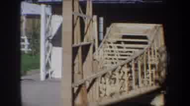 Volmer Yucaipa California USA (1965): Not Clear Man In Garage Working On A Wooden