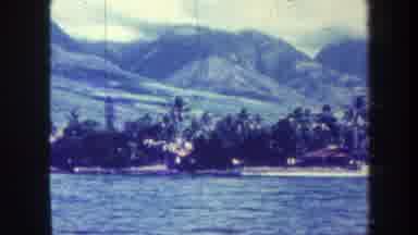 Honolulu Hawaii USA (1967): Tropical Island Vista Of A Shoreline Ocean Mountain