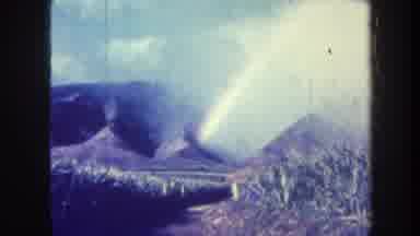 Honolulu Hawaii USA (1967): Mountains Rainbow Old Blue Skies Clouds History Nature