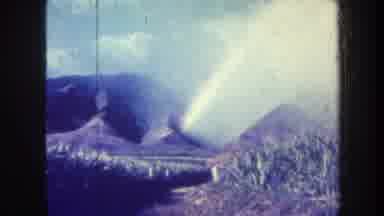 Honolulu Hawaii USA (1967): A Camera Pans Across A Large Two Story Building