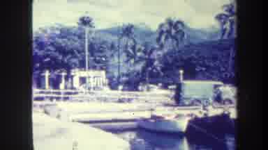 Honolulu Hawaii USA (1967): View Of Boats Docked At Pier On Clear Bright Sunny Day