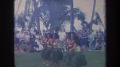 Honolulu Hawaii USA (1967): A Group Of Seven Girls Were Dancing In The Fest To
