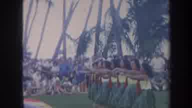 Honolulu Hawaii USA (1967): Women Dancing Outside In The Beautiful Honolulu As The
