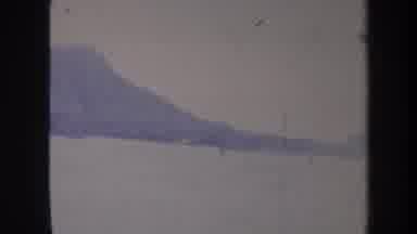 Honolulu Hawaii USA (1967): HONOLULU HAWAII Water-Skiing Diamond Head Sunny Day