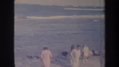 Honolulu Hawaii USA (1967): A Family Explores A Rocky Beach Followed By Native