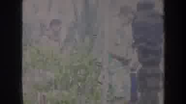 Honolulu Hawaii USA (1967): Men Waiting For A Riverbank To Arrive A Woman With A