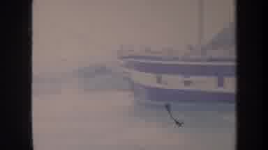 Honolulu Hawaii USA (1967): Men Swimming Towards Ship That Is Idle At Sea While