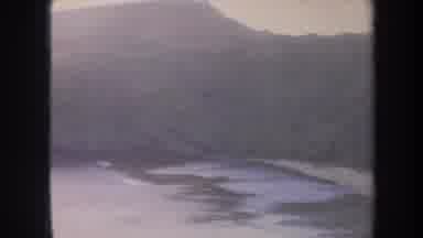 Honolulu Hawaii USA (1967): View Of A Small Beach With Montanans In The Background