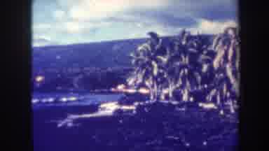 Honolulu Hawaii USA (1967): View Of A Beach And Palm Trees
