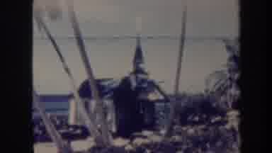Honolulu Hawaii USA (1967): Remote Wooden Church On Beach