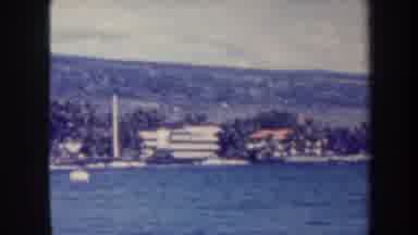 Honolulu Hawaii USA (1967): Panoramic View From The Ocean On A Boat In The Water