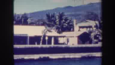 Honolulu Hawaii USA (1967): Large Lakefront Homes With Beautiful Weather