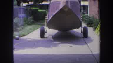 Volmer Yucaipa California USA (1969): Approaching To A Wheeled Vehicle In The