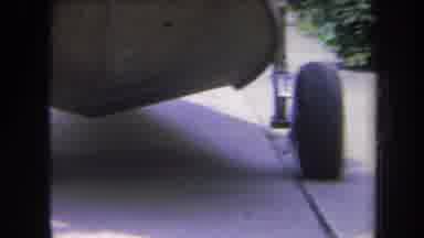 Volmer Yucaipa California USA (1969): The Wheels On The Bottom Of A Stroller On A