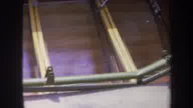 Volmer Yucaipa California USA (1969): Building A Wooden Boat With A Stick In The