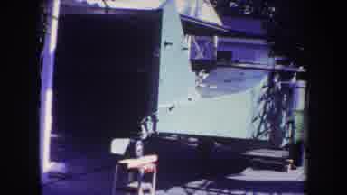Volmer Yucaipa California USA (1969): Video Of The Back Of A Plane That Is Parked