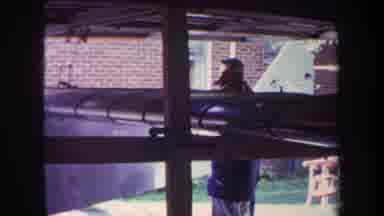 Volmer Yucaipa California USA (1969): Two People Are Recorded By A Person Behind