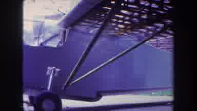 Volmer Yucaipa California USA (1969): A Close-Up View Of A Small White Airplane