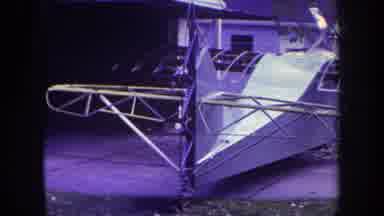 Volmer Yucaipa California USA-1969: Homemade Aircraft Project in Residential Driveway
