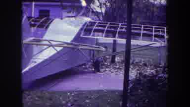 Volmer Yucaipa California USA (1969): Plane Crashed In Forest And Hollowed Out To