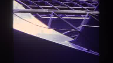 Volmer Yucaipa California USA (1969): Roof Broken With The Force Of The Wind That