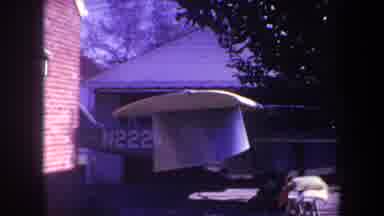 Volmer Yucaipa California USA (1969): Small Blue Airplane With White Wings Sitting