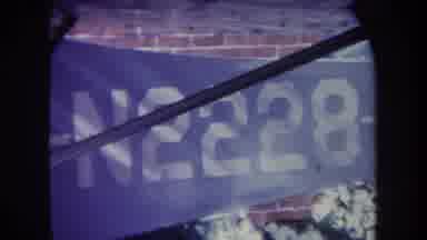 Volmer Yucaipa California USA (1969): Blue Plane Tail Camera Shot Under Wing