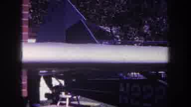 Volmer Yucaipa California USA (1969): Plane Wing Of N2228 Beauty Outside Low Light