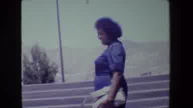 Lansing Michigan -1983: Women Walking Up Stairs Together