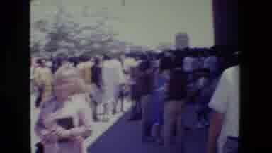 Lansing Michigan -1983: People Visiting Church