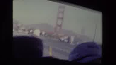 San Francisco California (1984): Driving Down The Highway Where Cars Drive By And
