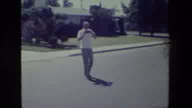 San Francisco California (1984): Older Man Walking Backward Into Street
