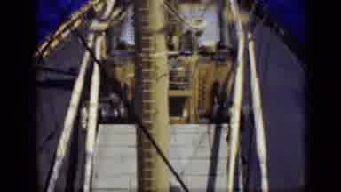 Cairo Egypt (1946): Deep-Sea Boat With Powerful Waters And A Huge Mast In Front Of