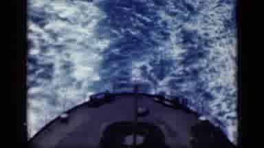 CAIRO EGYPT-1946: Ship Powering Through Ocean