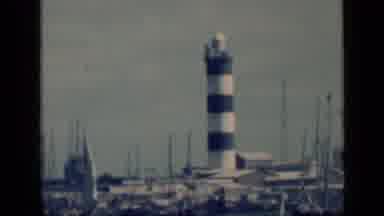 Cairo Egypt (1946): Lighthouse At The Docks Looking Beautiful And Standing Tall