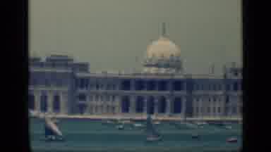 Cairo Egypt (1946): Coastal Town With A Very Large Movement Of Boats Ships And