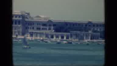 Cairo Egypt (1946): Colorful Sailboats In The Open Harbor Floating About The