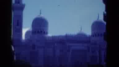 Cairo Egypt (1946): Building With Several Tall Towers And A Dome Looking Like A