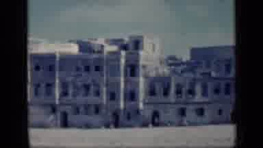 Cairo Egypt (1946): A Gathering At An Architectural Masterpiece On An Open Plain