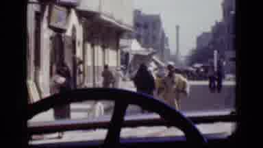 Cairo Egypt (1946): People Walking In Market Streets Of A Desert City