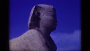 Cairo Egypt (1946): Ancient CAIRO EGYPTian Monuments Shown In A Loop Depicting